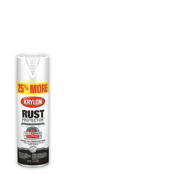 Krylon Rust Protector Enamel Spray Paint, Gloss, White, 12 oz.