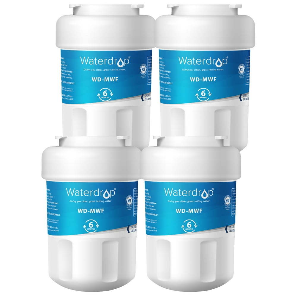 Waterdrop MWF Refrigerator Water Filter, Compatible with GE SmartWater