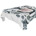 thumbnail image 1 of EREHome Nappe Tigre Blanc 60x104 Pouces, 1 of 4