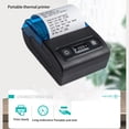 thumbnail image 3 of Portable Thermal Receipt Printer, Lightweight Mobile Thermal Printer Multi Language  for Retail for Restaurant, 3 of 7