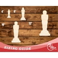 thumbnail image 3 of Unfinished Wood Cartoon Movie Award Shape | DIY Craft Cutout | up to 46" DIY 36" / 3/4", 3 of 3