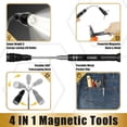 thumbnail image 3 of RGHJAR-Telescoping Magnetic Pickup Tools Set 2PCS, Valentine's Day Gifts for Birthday Gift for Men Dad Husband Boyfriend, 360° Flexible Extendable Magnet Pickup Tool, Useful Cool Gadget, 3 of 4