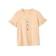 thumbnail image 4 of Camiseta de mujer Trajes de verano Camiseta casual con cuello redondo para senderismo Compras Oficina M, 4 of 7