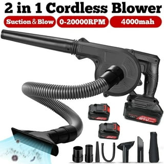 Crazy Tommy 20V 353 CFM Cordless Leaf Blower with Battery and Charger  Rechargeable Electric Handheld Leaf Blower Electric Lightweight Mini Leaf  Blower