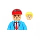 thumbnail image 3 of Figuras de acción en miniatura de Abraham Lincoln, bloques de construcción del presidente Donald Trump, estrella de EE. UU., 3 of 5