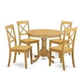thumbnail image 2 of East West Furniture Dining Room Set Oak, ANBO5-OAK-W, 2 of 6