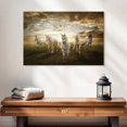 thumbnail image 2 of Elephant Stock Dramatic White Horses Wall Art - Horizontal Canvas Wall Art - Living Room Wall Decor - Animal Canvas - Gray And Beige Decor - 24" x 16", 2 of 8