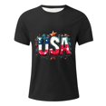 thumbnail image 5 of Thousandth Patriotic T-Shirts for Men Plus Size Casual Tops Summer Crew Neck Breathable Streetwear Short Sleeve Fashion Shirts for Independence Day, 5 of 7