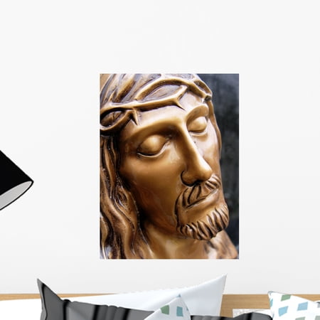 Face Jesus Wall Mural by Wallmonkeys Peel and Stick Graphic (18 in H x 14 in W) WM280947