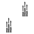 thumbnail image 1 of Speravity Destornillador más ecológico, brocas, accesorios de extracción, herramientas de destornillador portátil de alta precisión, 65/70/90mm, 3 65/70/90mm 3PCS 2piezas Speravity CBP262645, 1 of 5