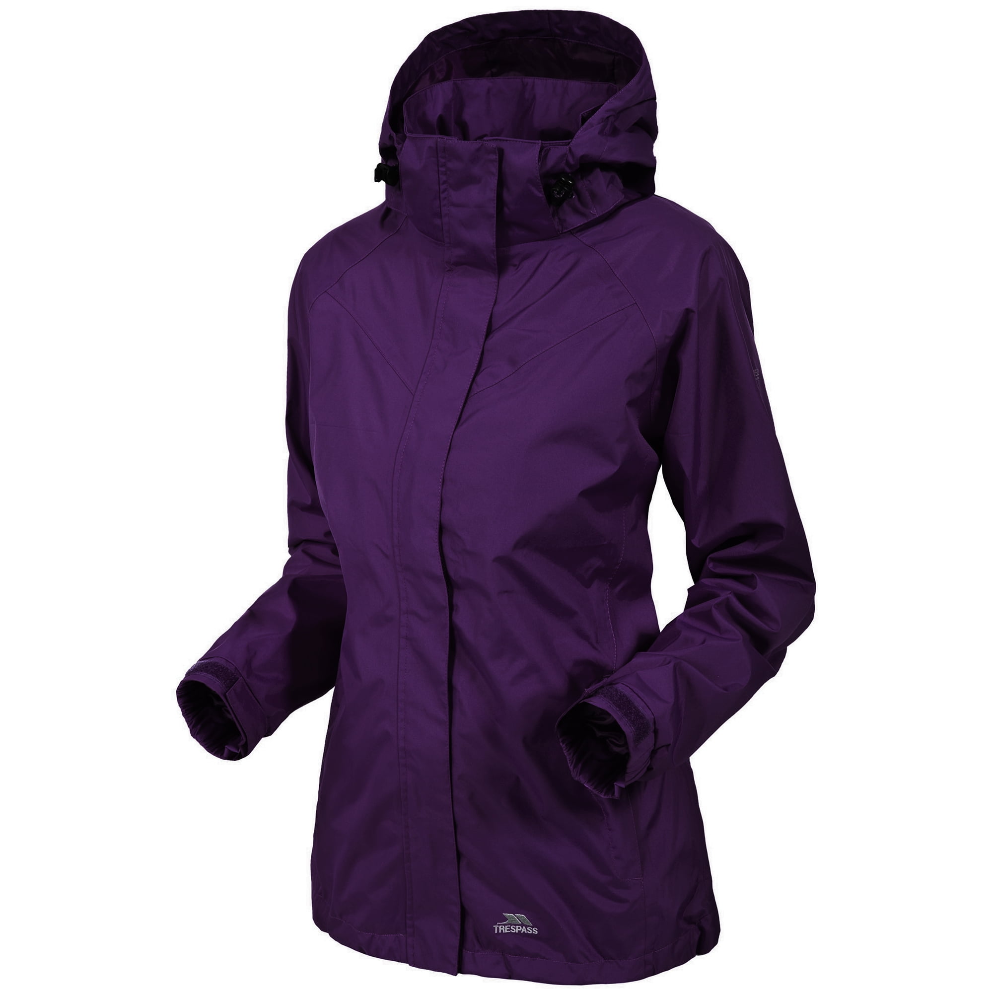 Trespass Charge Womens Waterproof Lightweight Jacket Ladies Hooded Raincoat
