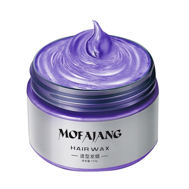 Hair Wax Pomades Natural Hair Coloring Wax Material Disposable Hair Styling Clays Ash For Cosplay