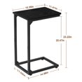 thumbnail image 3 of Juego de mesa auxiliar en forma de C AMHANCIBLE Black Carbon Steel x2, 3 of 8