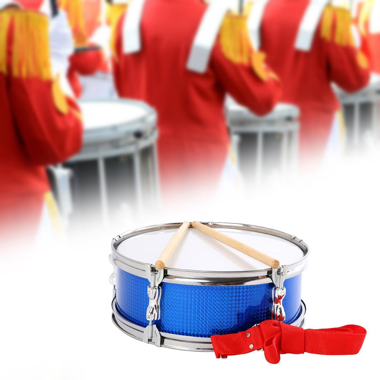 STARTIST 13" Snare Drum Music Drums Lightweight Educational Toy Musical Instruments Percussion Instrument for Boys Girls Kids Children Blue