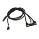 thumbnail image 1 of Panel de carcasa frontal USB 3,0 + usb3.0 + h D puertos de conector de audio tablero I/o + cable interno Feliz Sencillez, 1 of 5