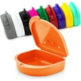 thumbnail image 3 of ADS Retainer Case with Vent Holes, Perfect Retainer Holder, Mouth Guard Case, Aligner Case, Retainer Cases (Multicolor-Pack of 10), 3 of 4