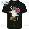 thumbnail image 1 of Camisetas gráficas de cumpleaños de 6 años ropa para hombre camisetas y camisetas nuevas Camiseta estampada de algodón para mujer ropa Y2K camiseta divertida bonita, 1 of 6