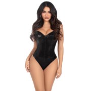 Sequin Bodysuit - Medium - Black