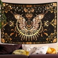 thumbnail image 3 of Gojian Boho Mandala Moth Tapestry,Hippie Floral Aesthetic Wall Tapestries, Psychedelic Aesthetic Decor, Tapestry for Bedrooms, Living Rooms, and Dorms, 3 of 6