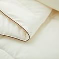 thumbnail image 5 of Peace Nest Hotel Collection Satin Silky All Season Down Alternative Comforter for a Restful Night's Sleep, Cream, King, 5 of 6
