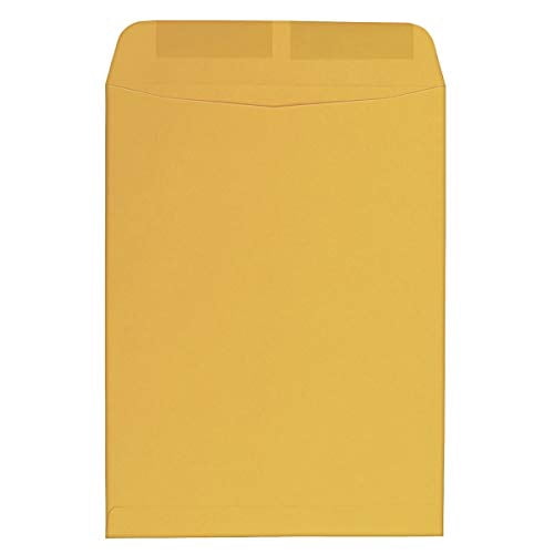 Office Depot Large Format Open-End Kraft Envelopes, 9in. x 12in., Brown, Pack Of 250, 77673