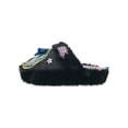 thumbnail image 3 of LOL Surprise Girls Plush Black BBs Run World Slippers House Shoes Scuffs 13-1, 3 of 5