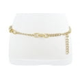 thumbnail image 6 of New Women Gold Metal Thick Chain Chunky Links Bling Fashion Belt Size M L XL, 6 of 12