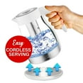thumbnail image 3 of Brentwood Glass 1.7 Liter Electric Kettle with Tea Infuser in White, 3 of 6