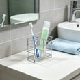 thumbnail image 4 of Metal Wire Toothbrush Holder, Multi-slot Oral Care Organizer, Countertop Bathroom Storage for Vanity, Home Washroom Accessories, Topliu, 4 of 6
