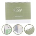 thumbnail image 3 of Décoration 2022 Calendrier Ornement Note Calendrier Inscriptible Calendrier de Bureau à Domicile, 3 of 8