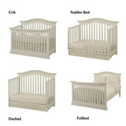 Baby Cache Montana 4-in-1 Convertible Crib in Glazed White