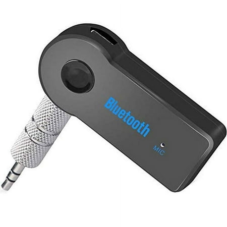 Mini Bluetooth Receiver  Wireless 4.1 Receiver Aux Receiver Adapter  Hands-Free Car Kits 3.5mm Bluetooth Audio Jack Receiver w/ LED Button Indicator for Audio Stereo System Headphone Speaker (Black) price history on PriceWatchPro