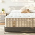 thumbnail image 2 of Sleepmax Twin Size Mattress 10 Inch, Plush Hybrid Mattress with Cooling Gel Memory Foam, Pocket Spring Mattress Bed in a Box for Motion Isolation, Back Pain Relief - Fiberglass-Free, Certipur-Us, 2 of 9