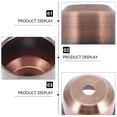 thumbnail image 2 of ULTNICE Daily Life Lamp Cup Base Metal Brown Copper 10pcs, 2 of 8