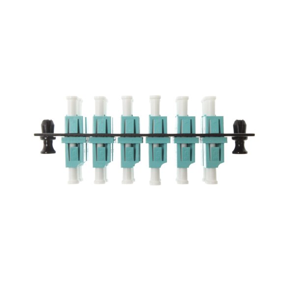 Panduit Opticom Fiber Adapter Panel OM4 12 LC Duplex Aqua
