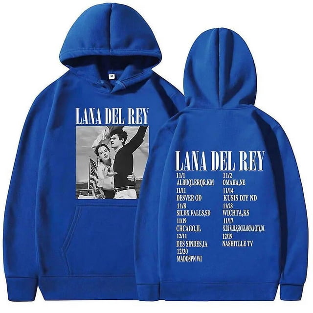 Lana Del Rey Ldr Sweat à Capuche Graphique pour Hommes et Femmes, Mode Harajuku, Sweat à Capuche Surdimensionné-SinKeeU