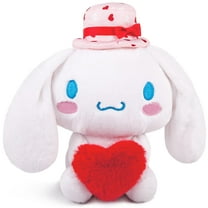 Cute White Dog Plush Puppy Bunny Rabbit Toy with Pink Hat & Bowtie - Perfect Pet Companion for Kids Animal Lovers