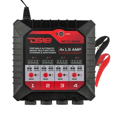DS18 INF-C1.5AX4 Automatic Smart Lithium and AGM Multi-Battery Charger and Maintainer 4 x 1.5A