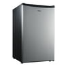 Galanz 4.3 Cu ft Single Door Compact Refrigerator with Chiller GL43S5, Stainless