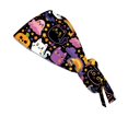 thumbnail image 4 of DORKASM Halloween Scrub Caps Women Caps Working Adjustable Tie Back Hats Light Purple One Size, 4 of 6
