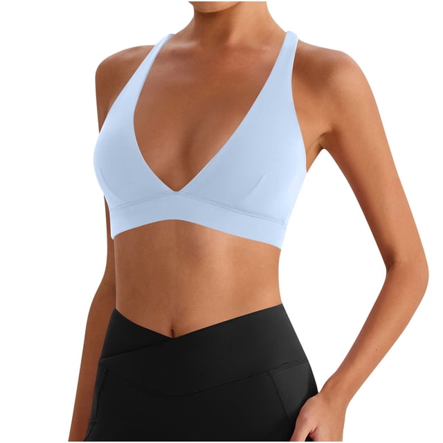 Fsgntruao Soutiens-Gorge de Sport à Fort Impact pour Femmes avec Coussinets Absorption des Chocs Course Gym Entraînement Brassières