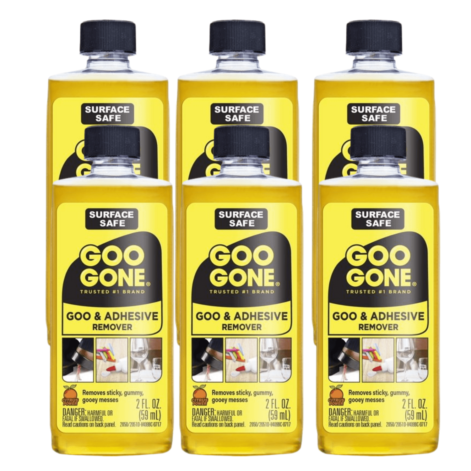 Goo Gone Original Liquid 2 Ounce Surface Safe Adhesive Remover