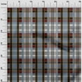 thumbnail image 2 of oneOone Organic Cotton Voile Fabric Madras Check Print Fabric By The Yard 42 Inch Wide, 2 of 4