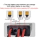 thumbnail image 4 of Balancador del interruptor de Paquete de Batería Doble, Convertidor de Descarga de Doble Batería de Aleación de Aluminio Con Accesorio para Ciclo Eléctrico, 4 of 7