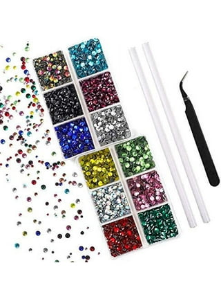 Clear Rhinestones Stickers Self Adhesive Bling Gems Jewels Stickers, Stick  On Rhinestone Strips For Diy Craft, Assorted