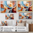 thumbnail image 4 of Designart "Opt Art Dynamic euphony" Modern Floater Framed Canvas Wall Art, 4 of 7