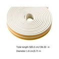 thumbnail image 6 of EVA Sound Insulation Bumper Strip for Home with Strong Adhesive Backing 3 Rolls, 6 of 7