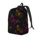 thumbnail image 1 of Balery Butterfly Mochila Clásica Impresa Básica para Viaje, Mochila Escolar Resistente al Agua, Mochila de Lona con Correas Ajustables-Medium, 1 of 5