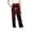 Dark Blue, variant on HaoXun Women's Custom Print Elastic Waist Drawstring Pants with Pockets - Casual Fashion Polyester Long Pants for Home, Yoga, and Daily Wear