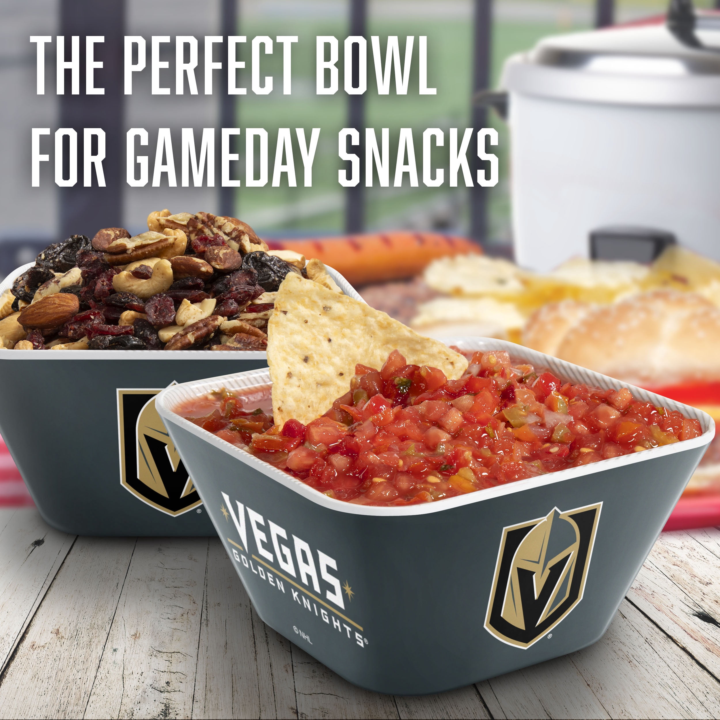 YouTheFan NHL Vegas Golden Knights Small Snack Bowl
